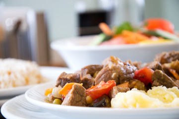 Turkish Mixed kebab and rice