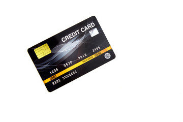 Black bank credit card