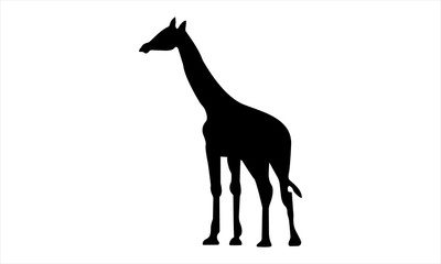 Giraffe icon for safari or wildlife-themed designs