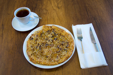 Turkish Dessert with walnut,honey