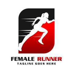 women's runner logo