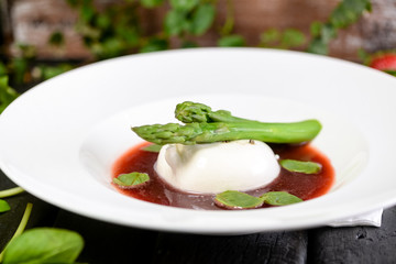 salad on a plate