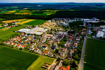 Obraz premium Harb in Hessen aus der Luft