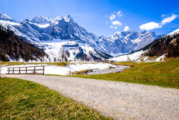 Obraz premium karwendel mountains