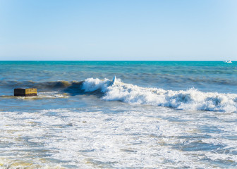 Surfing the waves of the Black Sea Sochi