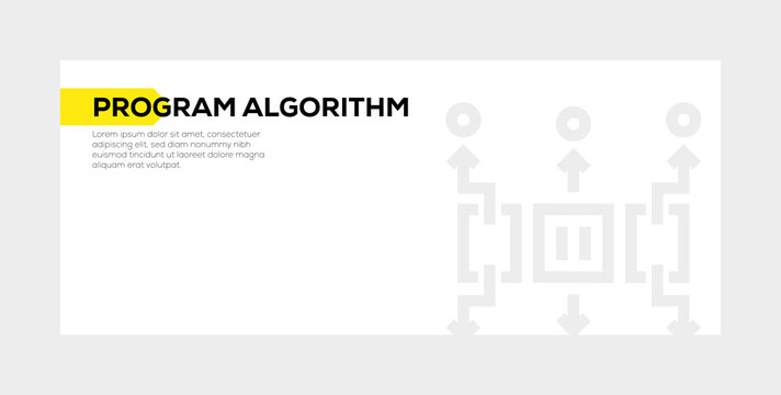 PROGRAM ALGORITHM BANNER CONCEPT