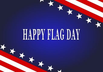happy USA Flag day background vector illustratiom