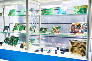 Electronic circuit boards in store