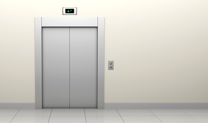 elevator lift metal up down cabin 