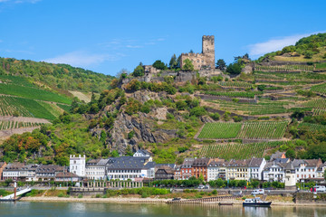 Blick auf Kaub mit der Burg Ehrenfels