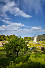 Fototapeta na wymiar Archaeological Site of Asklipieion at Epidaurus