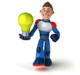 Super modern superhero - 3D Illustration