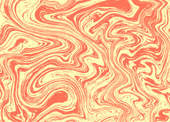 Orange marble texture vector
