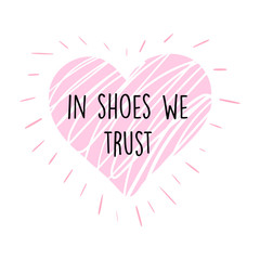 Cute heart print design vector