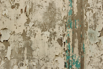 Abstract texture background. White paint on the gray wall. Old painted wall texture. Abstract grunge background with a lot of copy space for text.