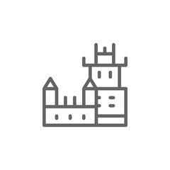 Belem, tower, Portugal icon. Element of Portugal icon. Thin line icon for website design and development, app development. Premium icon