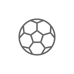 Fototapeta premium Portugal, soccer ball icon. Element of Portugal icon. Thin line icon for website design and development, app development. Premium icon