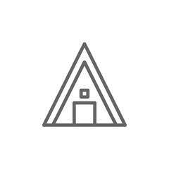 Portugal, camping icon. Element of Portugal icon. Thin line icon for website design and development, app development. Premium icon