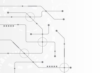 Abstract geometric connect lines and dots.Simple technology graphic background.Illustration Vector design Network and Connection concept.