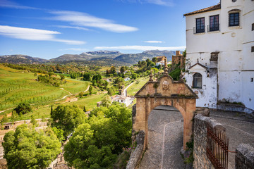 Fototapeta na wymiar townscape of Ronda