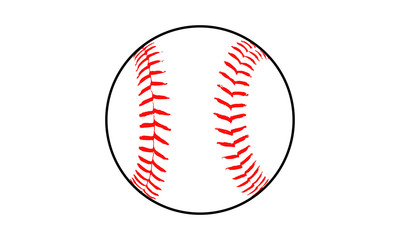Baseball vector icon - vector
