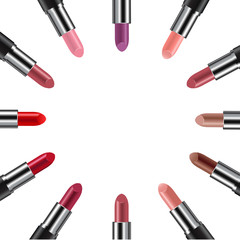 Circle Set Of Color Lipsticks