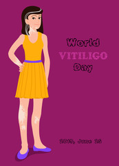 Poster design for World Vitiligo day