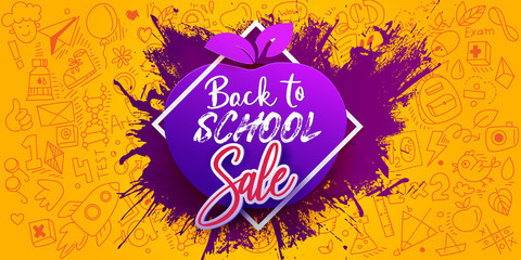 Sketch pattern and Back to school sale