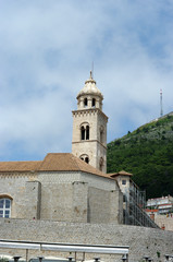 Fototapeta na wymiar Clocher de Dubrovnik