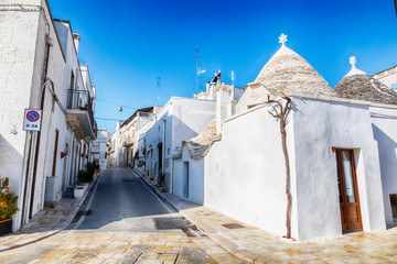 town Alberobello, Puglia, Italy