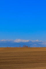 Fototapeta premium 北海道 広大な大地と青空