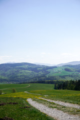 mountrains, nature, green, landscape