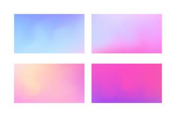 Abstract blue and purple blurred gradient mesh background