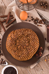 Chocolate coffee cake.