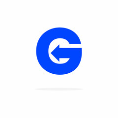 Vector Bold Arrow Logo Letter G