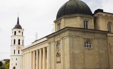 Obraz premium Vilnius Cathedral, is the main Roman Catholic Cathedral of Lithuania