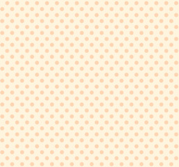 Simple dots pattern beige pastel color