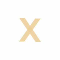 Obraz premium Vector Tape Logo Letter X