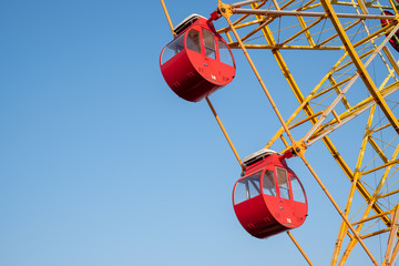 Ferris wheel at Port of Kobe in Kobe Harborland, Kobe Japan