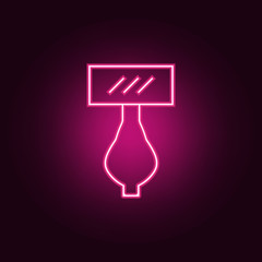 night light neon icon. Elements of web set. Simple icon for websites, web design, mobile app, info graphics