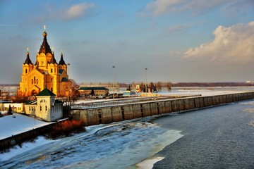 Church of Alexander Nevsky in Nizhny Novgorod, Russia.