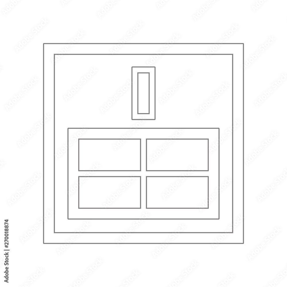 Poster sim card thin line icon. element of web for mobile concept and web apps icon. outline, thin line ico