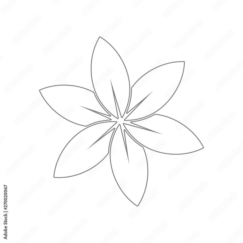 Poster vector flowericon. element of web for mobile concept and web apps icon. outline, thin line icon for 