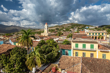 Fototapeta na wymiar Aussicht auf die Altstadt von Trinidad in Kuba