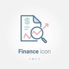 Finance vector icon