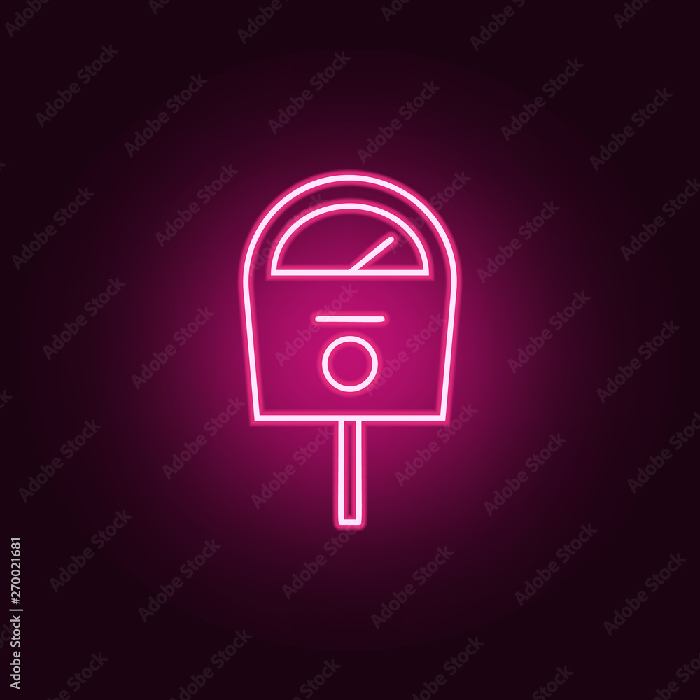 Poster pill neon icon. elements of web set. simple icon for websites, web design, mobile app, info graphics