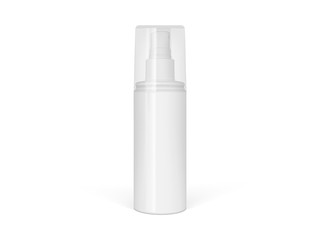 Realistic  sprayer bottle isolated on white background
