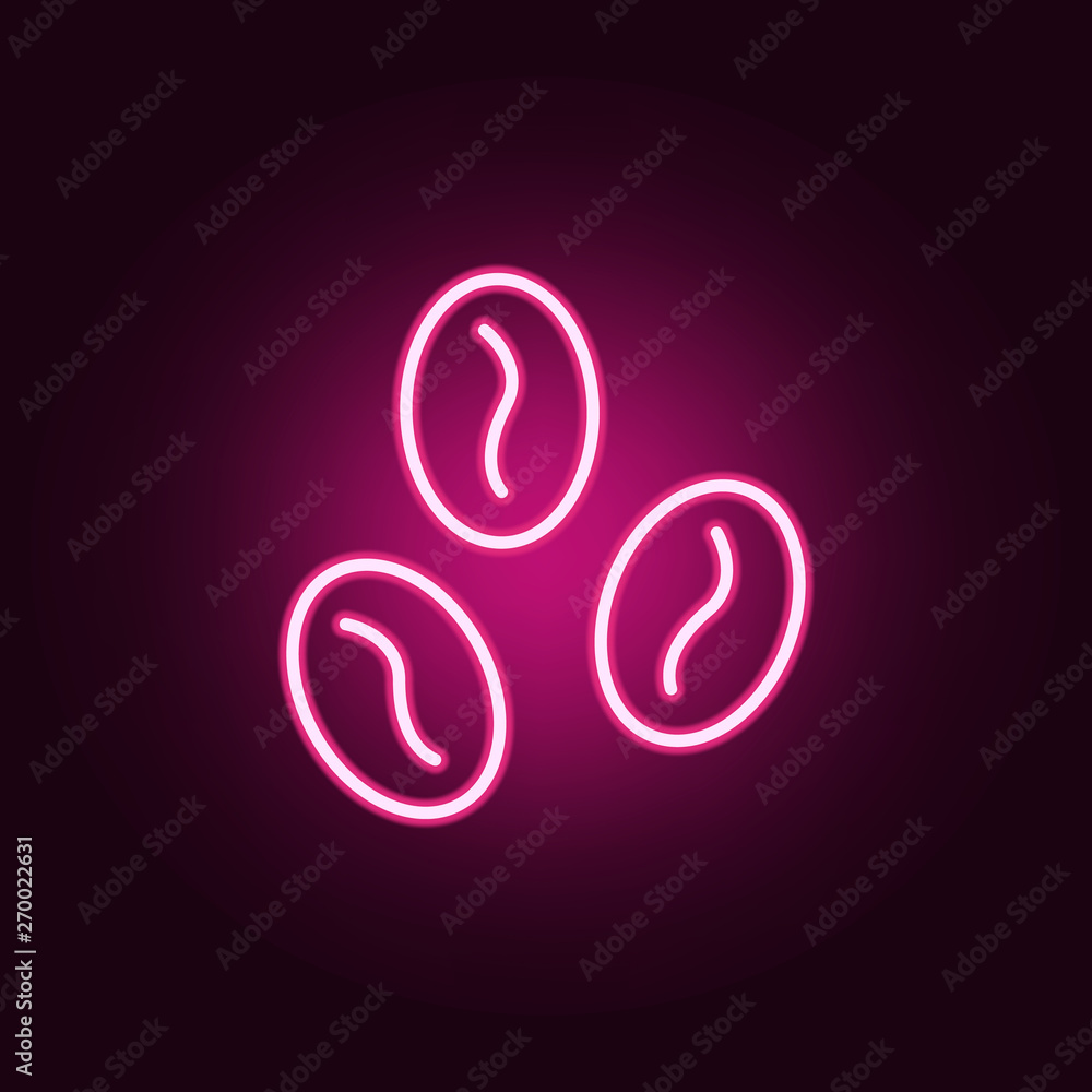 Poster phone camera neon icon. elements of web set. simple icon for websites, web design, mobile app, info 