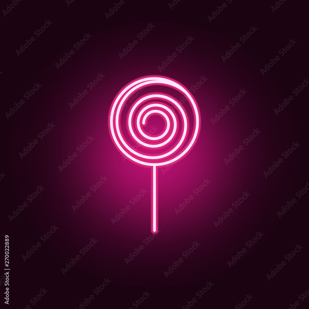 Poster coat stand hanger neon icon. elements of web set. simple icon for websites, web design, mobile app, 