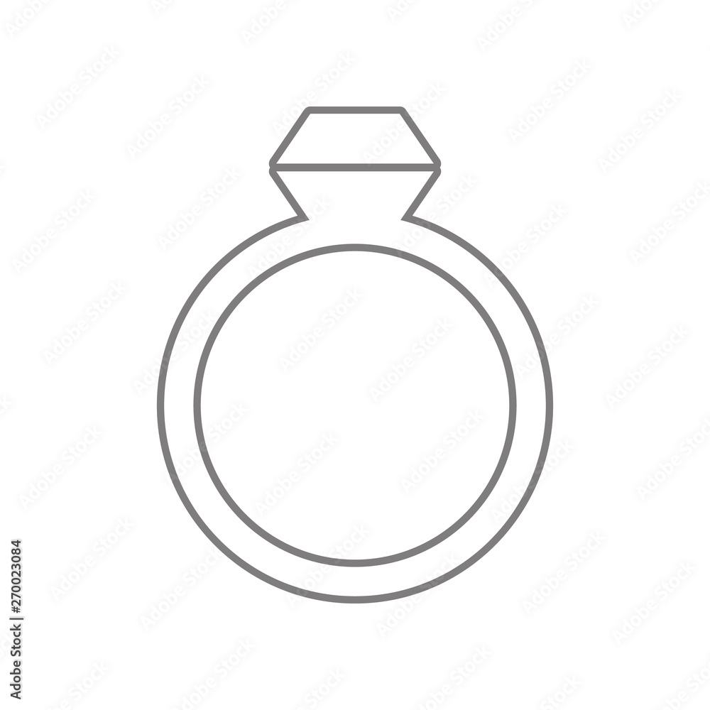 Poster wedding ring icon. element of web for mobile concept and web apps icon. outline, thin line icon for 